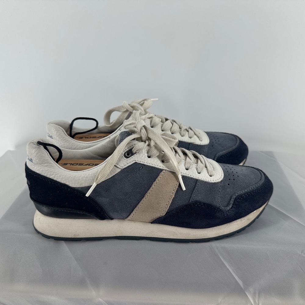 Massimo Dutti Men's suede Leather Trainers sneakers